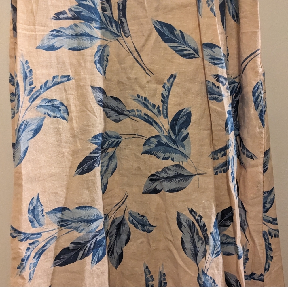 J. Jill Love Linen Sleeveless V-Neck Maxi Dress 100% Linen sz MP NWOT - Picture 3 of 9